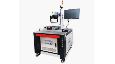 大机柜视觉XY光纤激光打标机